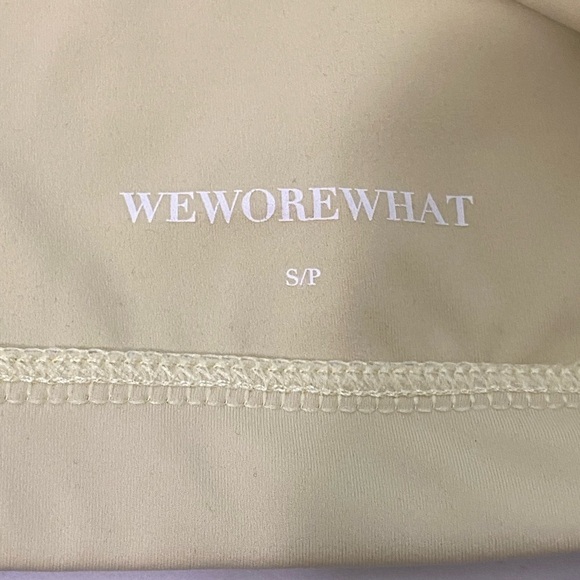 SALE WEWOREWHAT Deep V-Neck Bralette Sz S NWT - Picture 5 of 5
